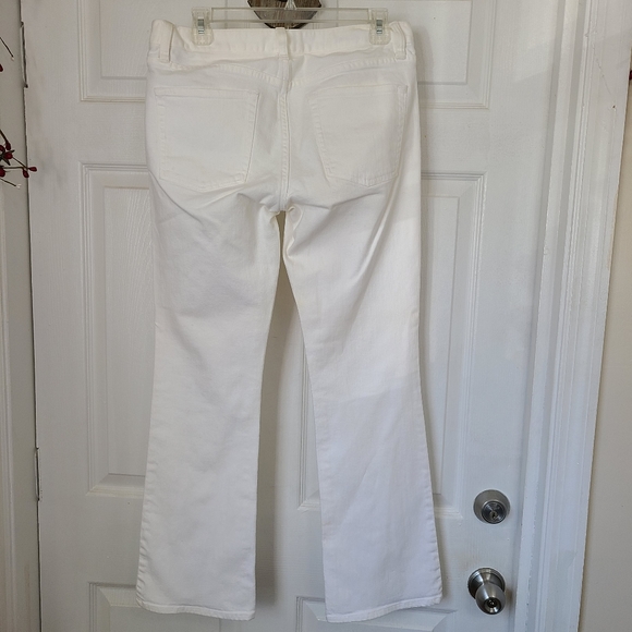 J. CREW Woman's Bootcut Jean's, Size: 29S Color: White - Picture 15 of 16